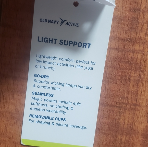 NWT Old Navy Small Active Go Dry gray sports bra (New with tags) - Picture 4 of 6